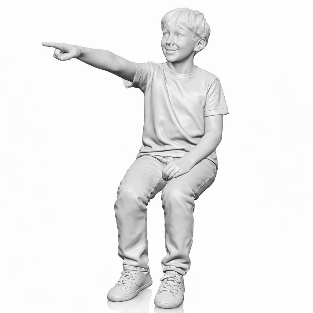 Photo produit de modélisme de diorama 3 : Set de figurines pour diorama : personnages assis, passants et spectateurs