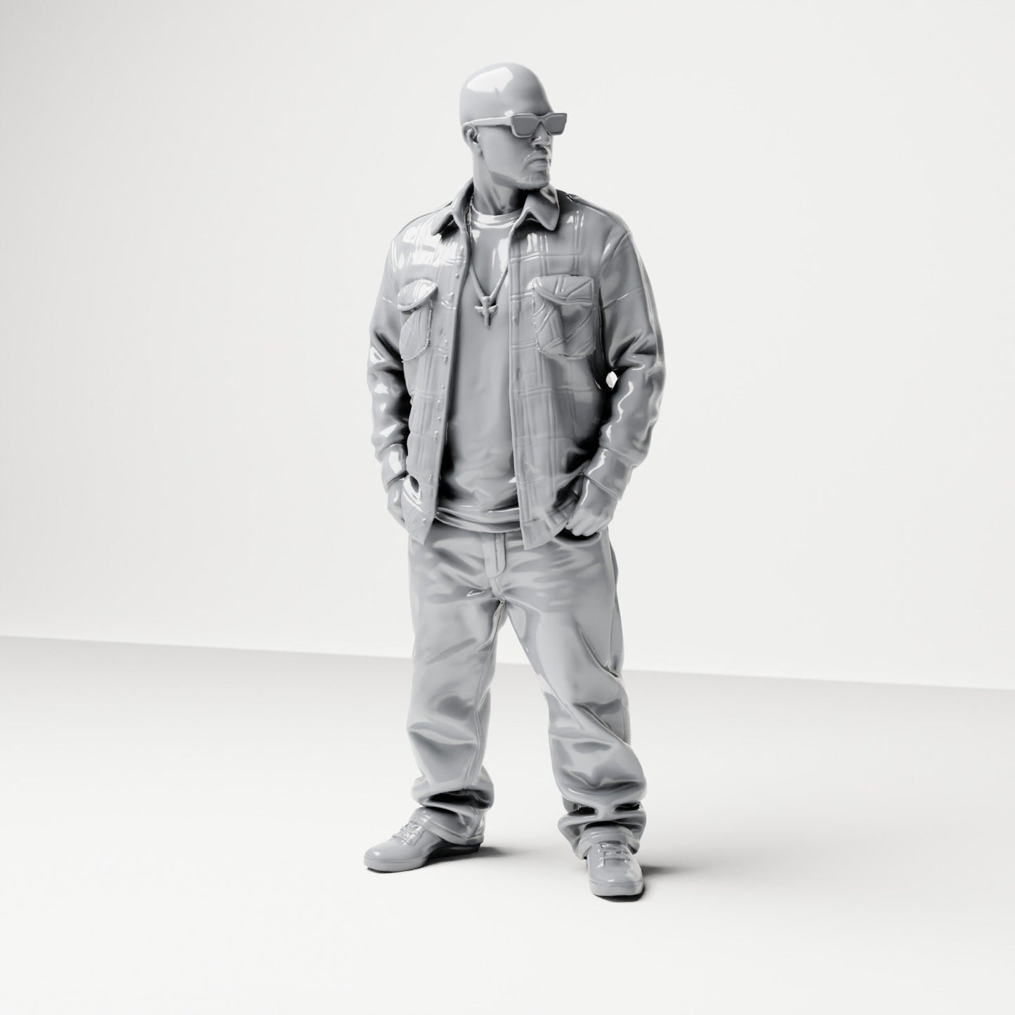Diorama Modellbau Produktfoto 2: Diorama Figuren-Set: Hip-Hop, Urban und Streetwear Figuren-Set