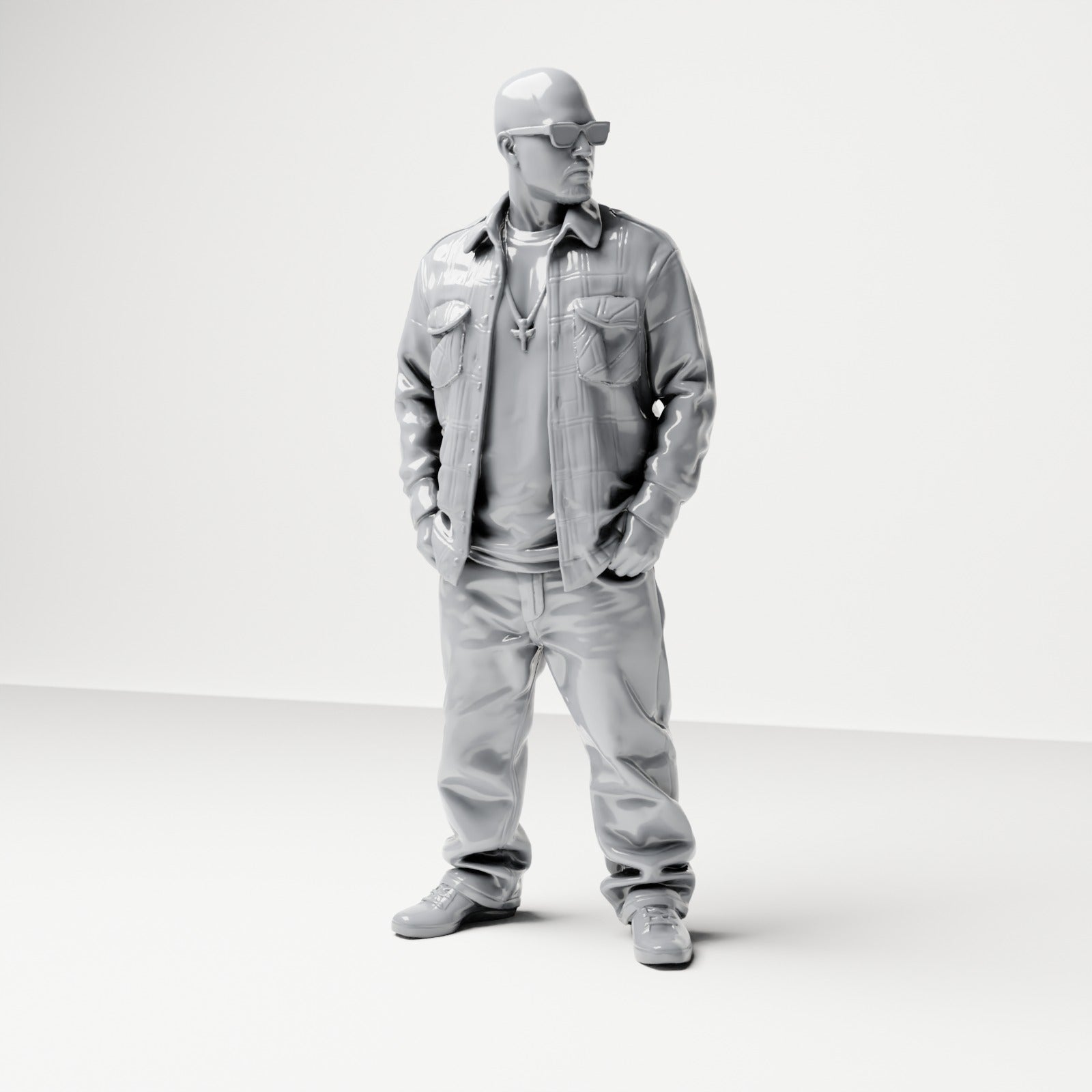 Diorama Modellbau Produktfoto 2: Diorama Figuren-Set: Hip-Hop, Urban und Streetwear Figuren-Set