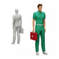 Photo produit de modélisme pour diorama 2 : set de figurines pour diorama : clinique, chirurgie et services de secours (n° S46)