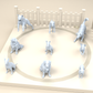 Photo produit de modélisme de diorama 2 : miniatures de chiens pour diorama : neuf chiens de races et de poses différentes (h0_52)