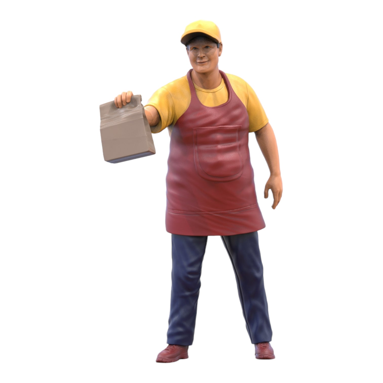 Photo du produit Diorama et modélisme Figurine miniature : Vendeur de nourriture
