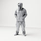 Diorama modélisme photo produit 0 : Figurine debout : personne avec sweat à capuche, casquette et foulard, mains dans les poches (B034)
