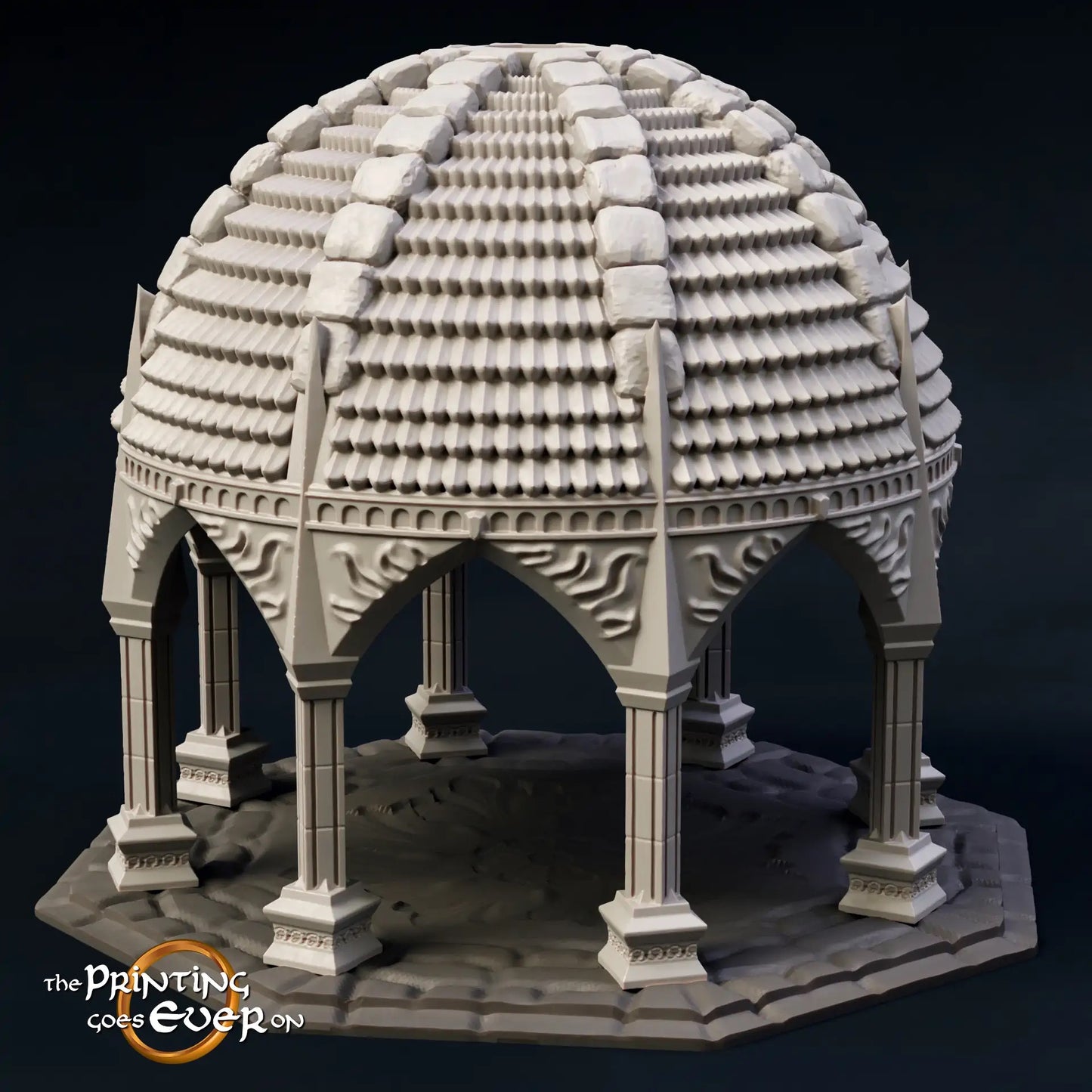 Photo du produit Tabletop 28mm The Printing Goes Ever On (TPGEO) 0 : Avant-poste de Fehntop - Fortification marquée par les intempéries dans la nature