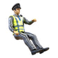 Photo produit de modélisme de diorama 4 : set de figurines de diorama : police de la circulation et contrôle routier (n° S96)