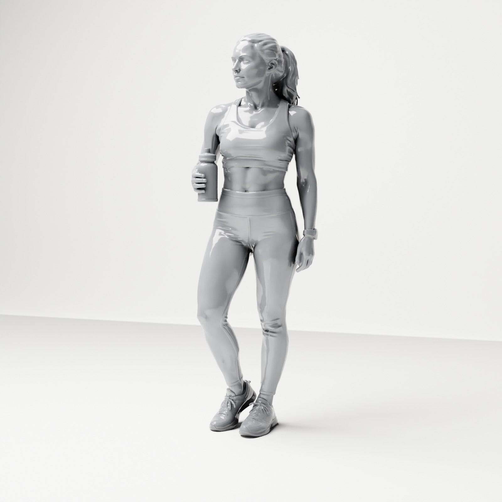 Photo produit de modélisme pour diorama 2 : Set de figurines de sport, loisirs et athlètes - 8 figurines