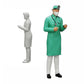 Photo produit de modélisme pour diorama 3 : set de figurines pour diorama : clinique, chirurgie et services de secours (n° S46)