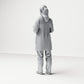 Photo produit de modélisme diorama 2 : figurine debout : médecin avec clipboard et stéthoscope (B044)
