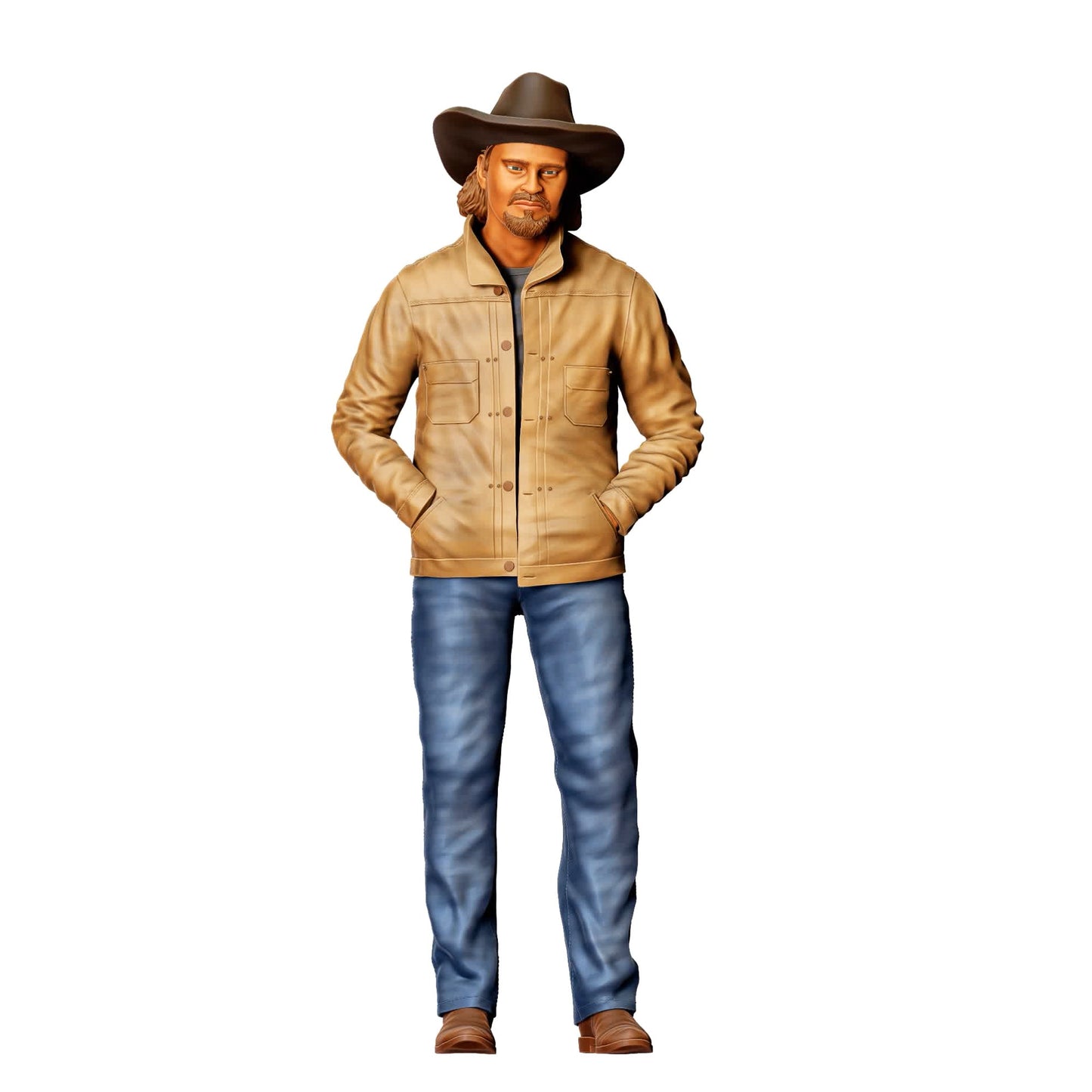 Photo produit de modélisme pour diorama 3 : Set de figurines de diorama : cowboys et cowgirls (n° S76)