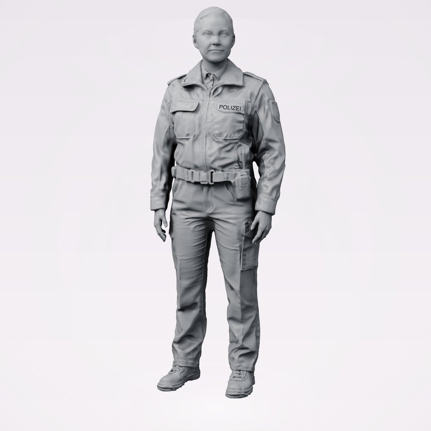 Photo produit de modélisme de diorama 4 : set de figurines de diorama : police allemande et agents de police
