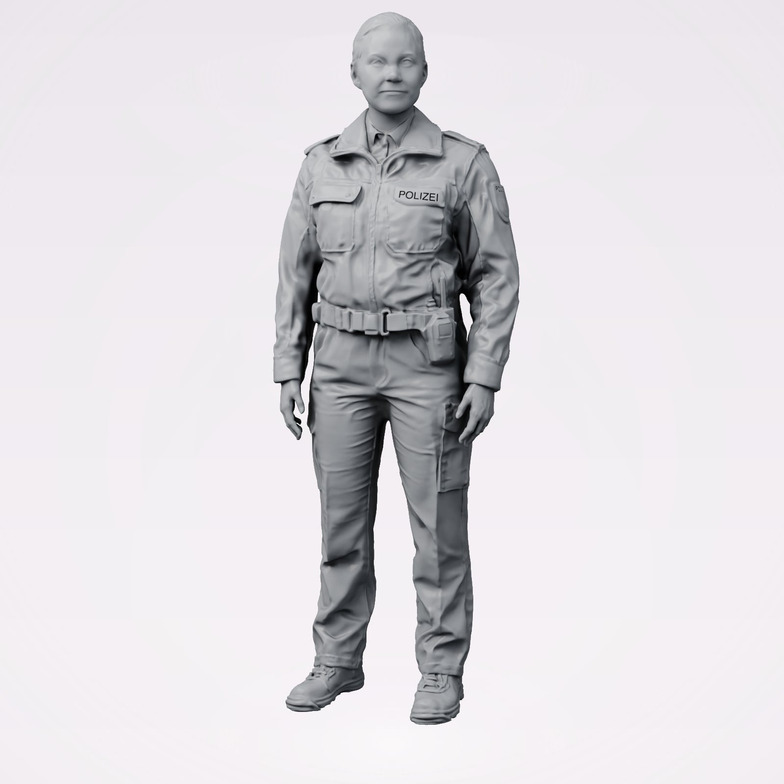 Photo produit de modélisme de diorama 4 : set de figurines de diorama : police allemande et agents de police
