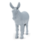 Photo du produit de modélisme de diorama 3 : miniatures d’animaux de la ferme pour diorama : âne, moutons, bélier et agneau (h0_55)