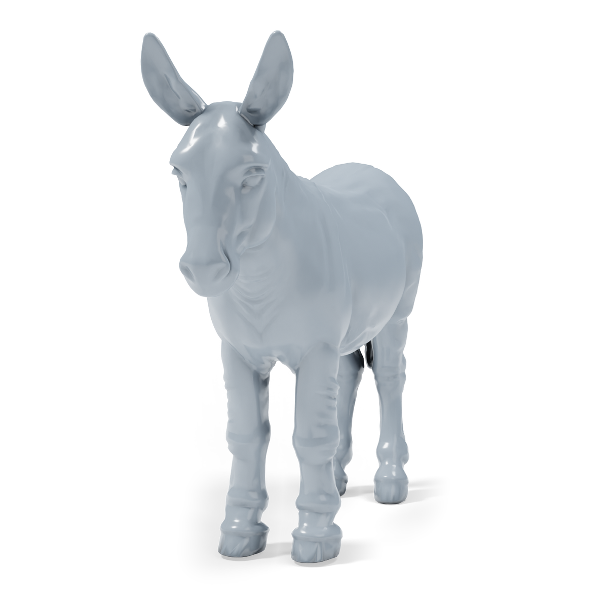 Photo du produit de modélisme de diorama 3 : miniatures d’animaux de la ferme pour diorama : âne, moutons, bélier et agneau (h0_55)
