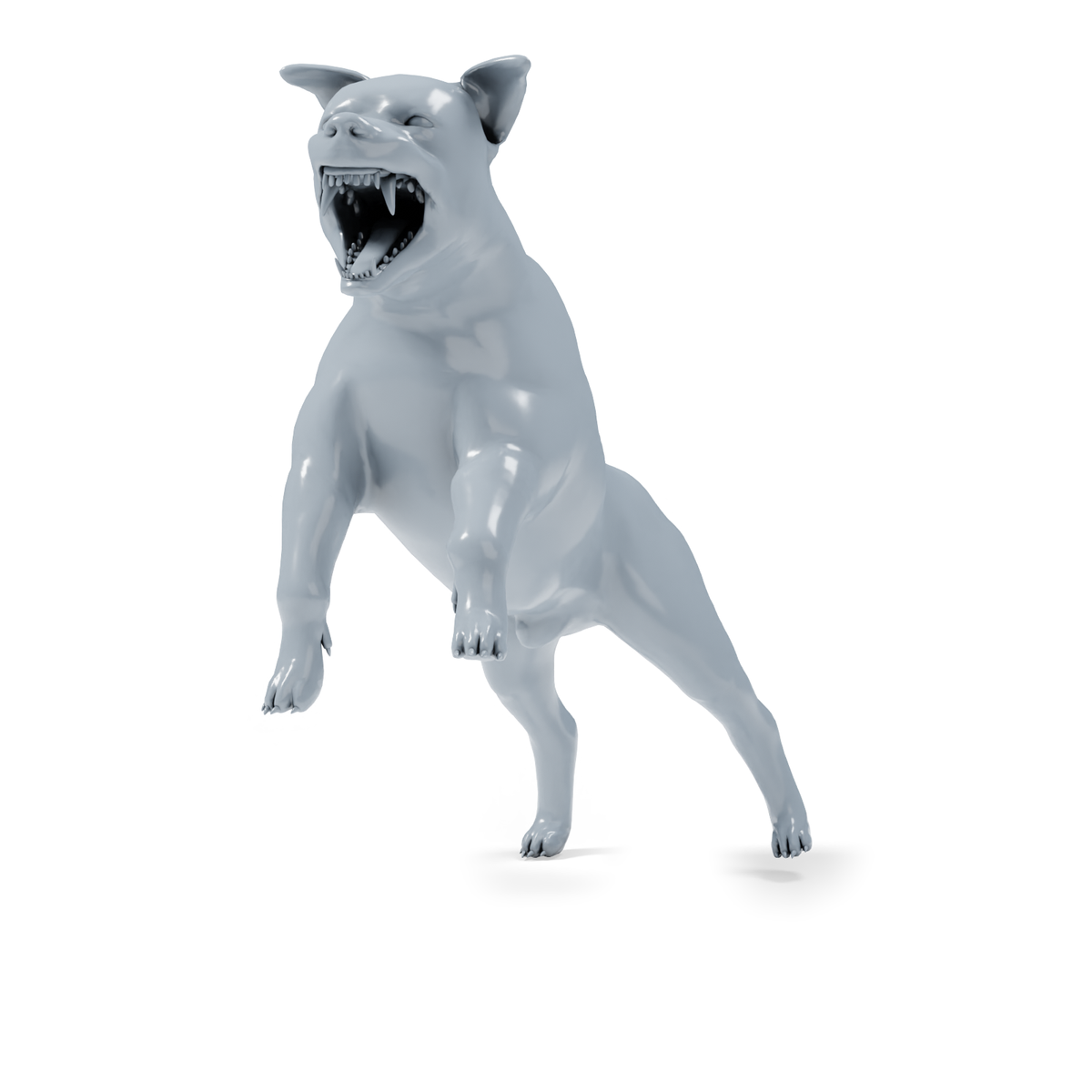 Photo de produit pour modélisme de diorama 3 : miniatures de chiens pour diorama : neuf chiens de races et de poses différentes (h0_52)