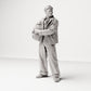 Photo produit de modélisme de diorama 4 : set de figurines de dockers et d’ouvriers portuaires historiques des années 1920-1930