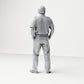 Diorama Modellbau Produktfoto 2: Stehende Figur: Schiffsbesatzungsmitglied in Uniform mit Schulterklappen (B051)