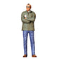 Photo produit de modélisme de diorama 3 : set de figurines de diorama : personnages urbains et passants (n° S129)