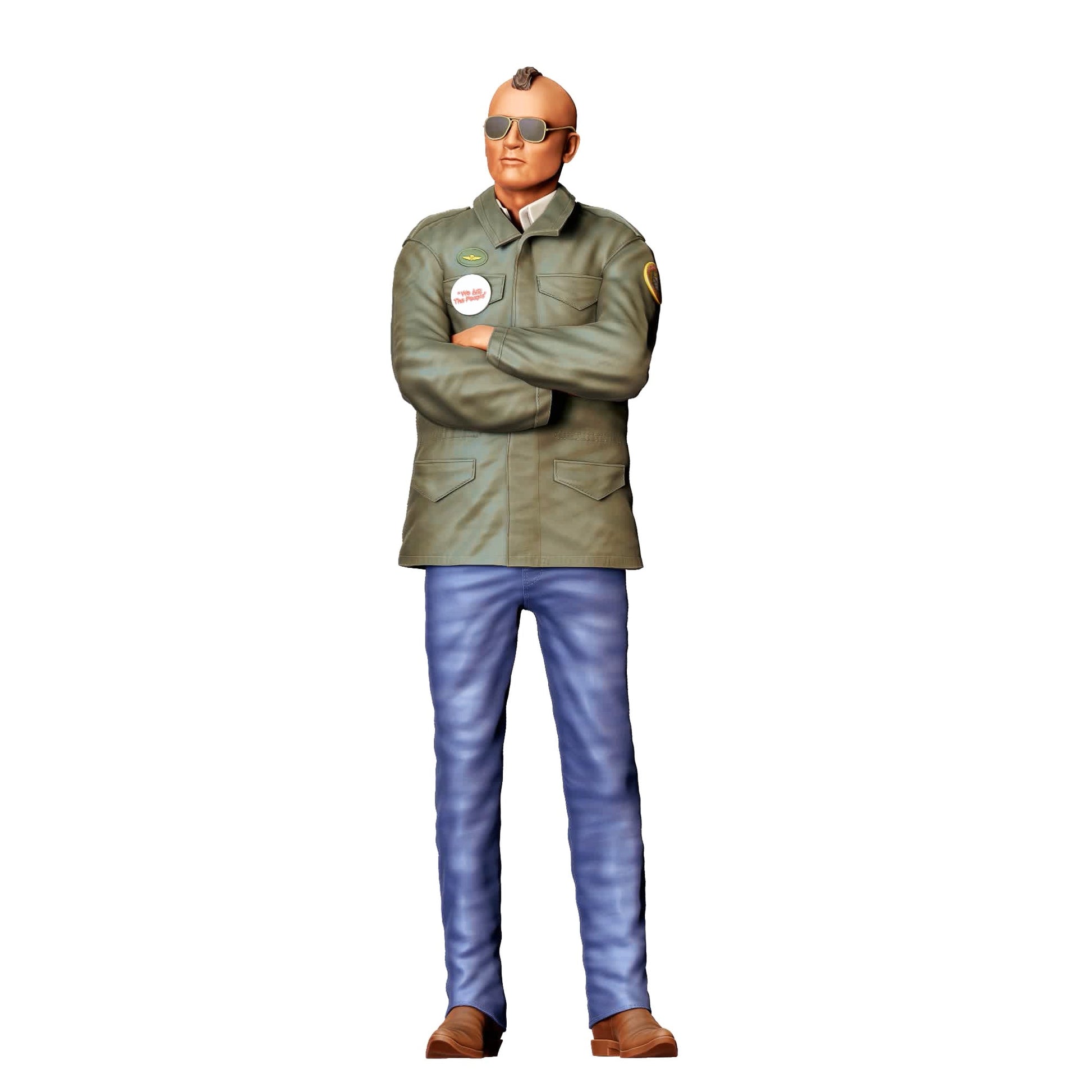 Photo produit de modélisme de diorama 3 : set de figurines de diorama : personnages urbains et passants (n° S129)