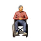 Photo produit de modélisme de diorama 2 : set de figurines de diorama : personne en fauteuil roulant au quotidien (n° S59)