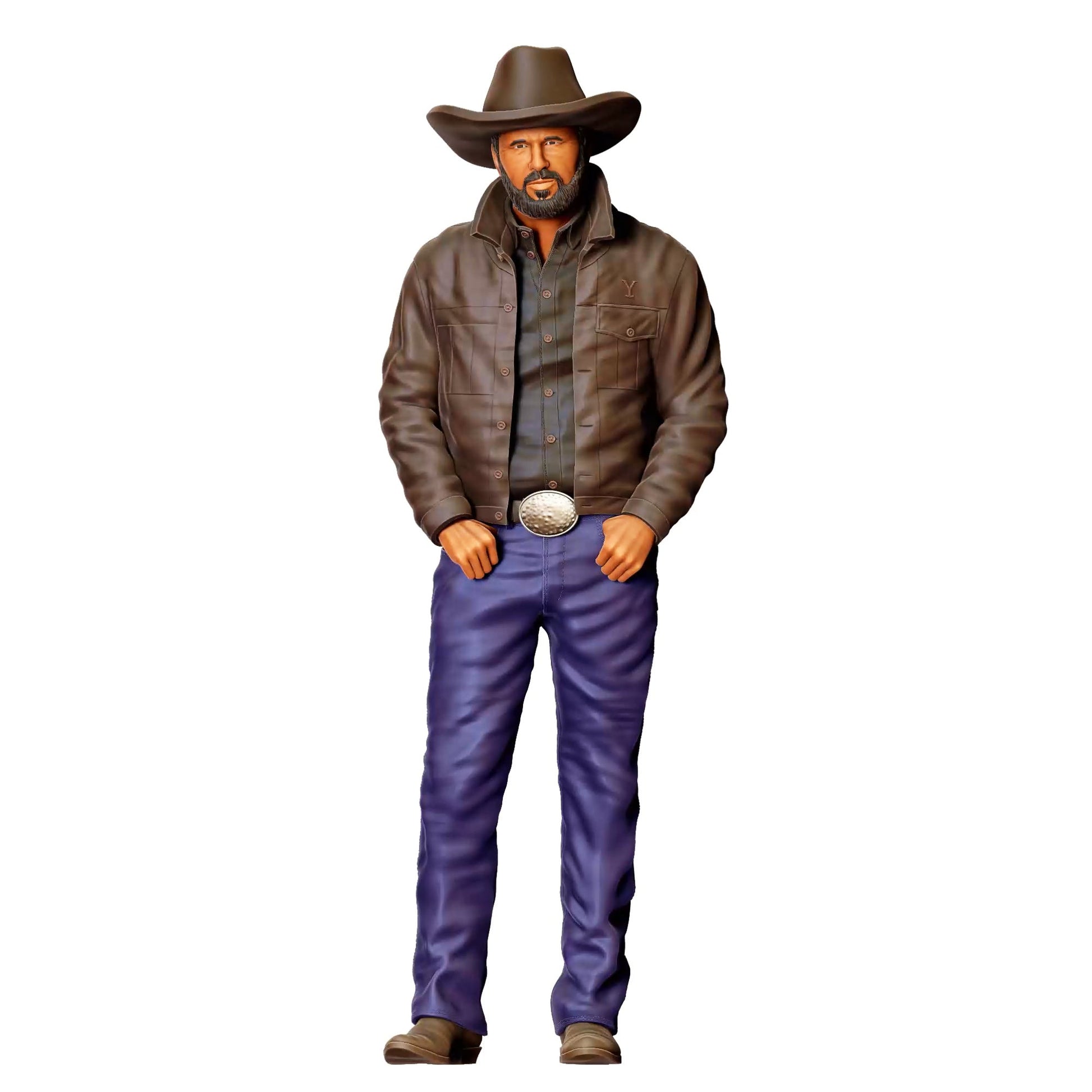 Photo produit de modélisme de diorama 4 : Set de figurines de diorama : cowboys et cowgirls (n° S76)