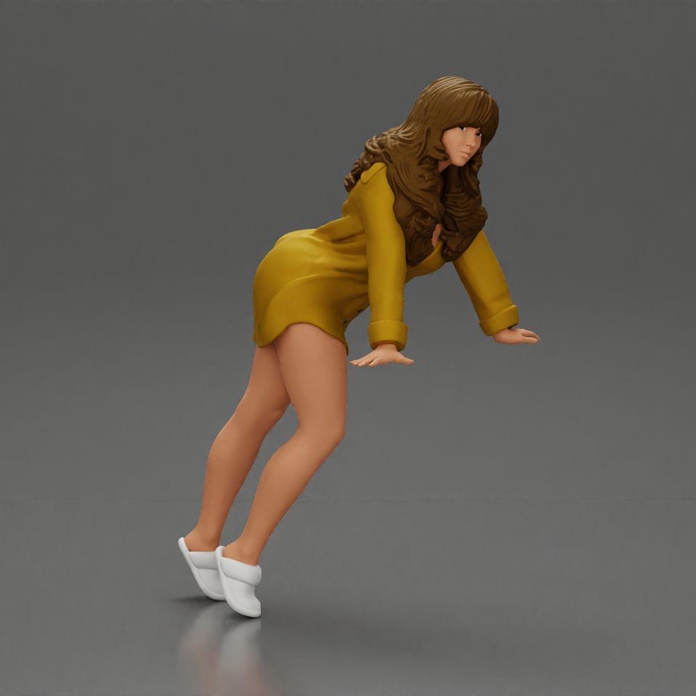 Photo produit de modélisme de diorama 5 : set de figurines de femmes modernes dans la vie urbaine (n° S93)