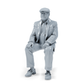 Diorama Modellbau Produktfoto 4: Diorama Figuren Set: Älteres Paar mit zwei Parkbänken (h0_38)