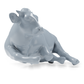 Photo de produit pour diorama 4 : miniatures de bovins pour diorama : trois vaches en position debout, en marche et couchée (h0_53)