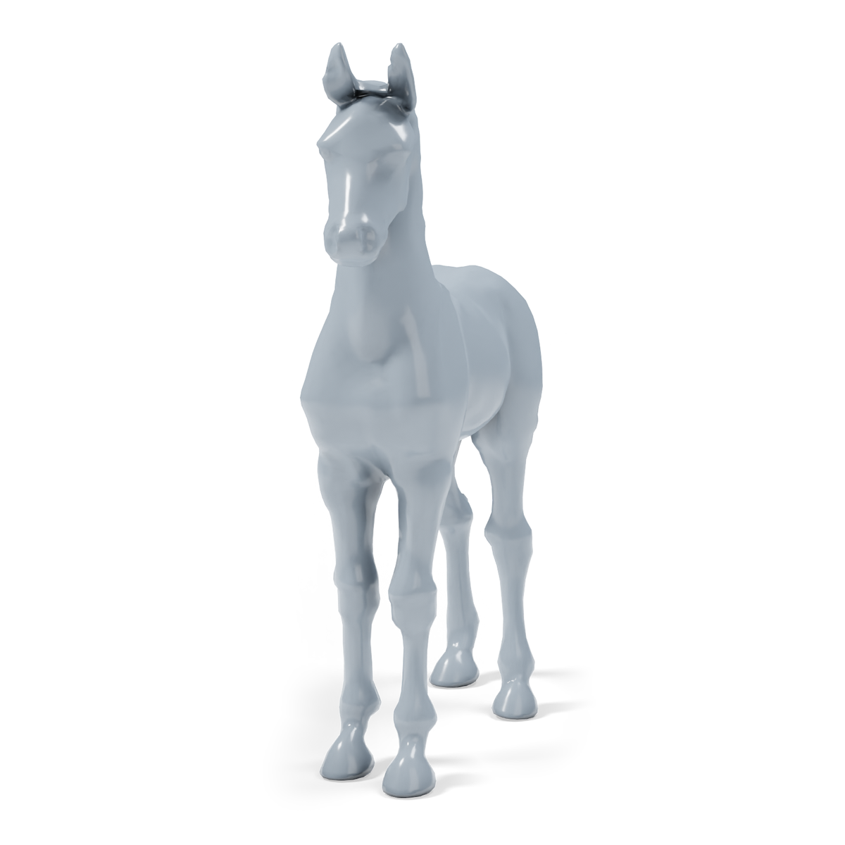 Photo de produit de modélisme de diorama 4 : chevaux miniatures pour diorama : trois chevaux et un poulain (h0_54)