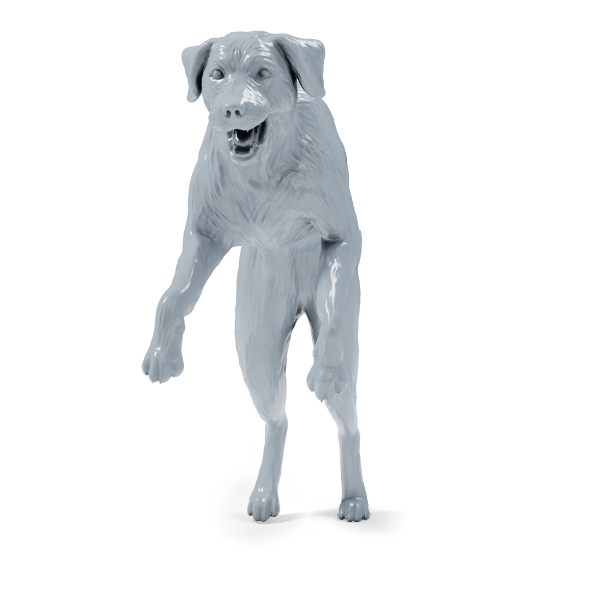 Photo du produit de modélisme de diorama 4 : miniatures de chiens pour diorama : neuf chiens de races et de poses différentes (h0_52)