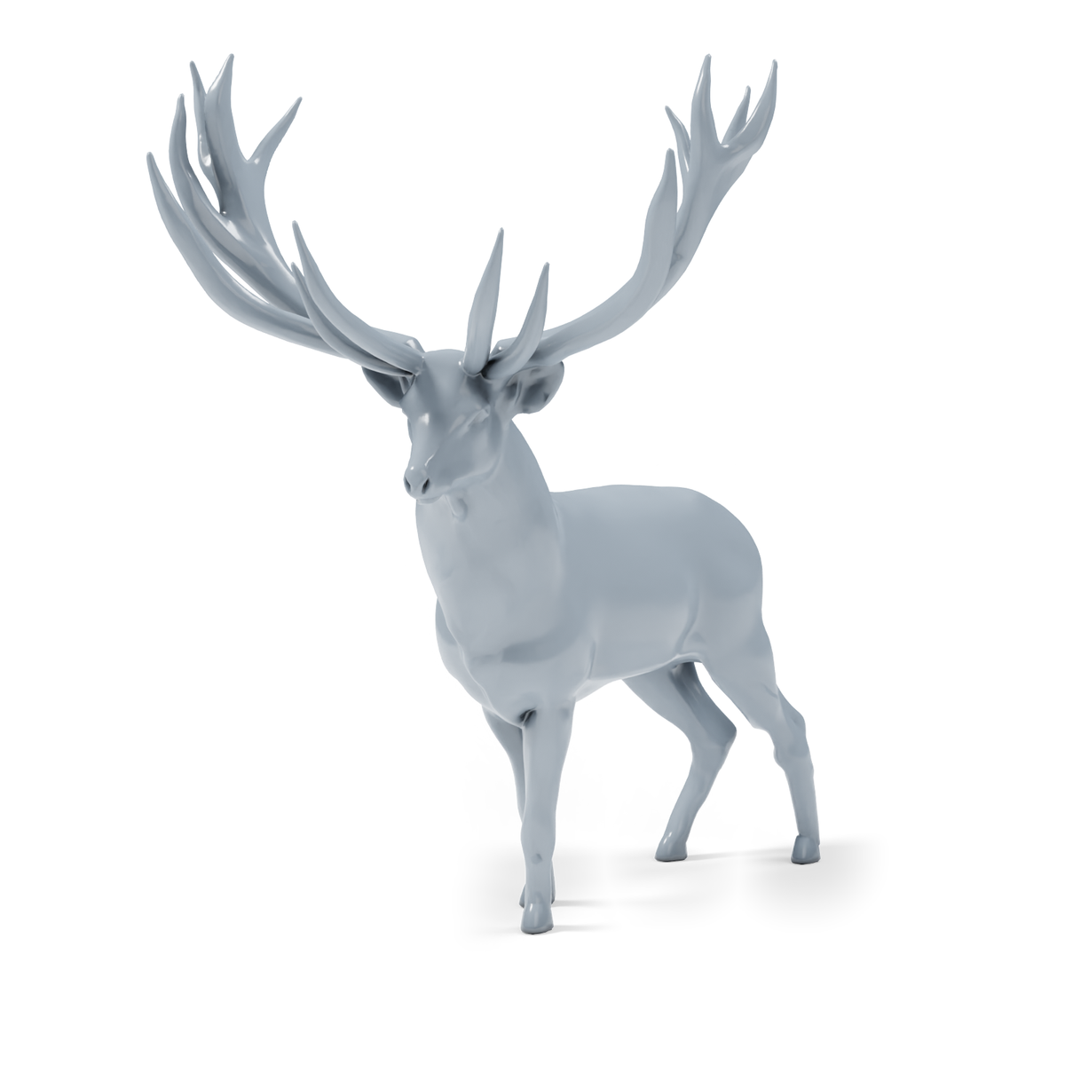 Photo de produit de modélisme de diorama 4 : miniatures animalières de diorama : cerf et biche (h0_47)