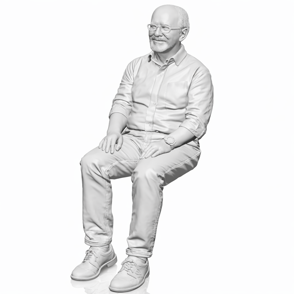 Photo produit de modélisme de diorama 7 : Set de figurines de diorama : figurines assises, passants et spectateurs