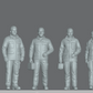 Produktfoto Figur H0, 1:72 - 0: Sanitäter Rettungsdienst Figuren Set (6 Figuren)