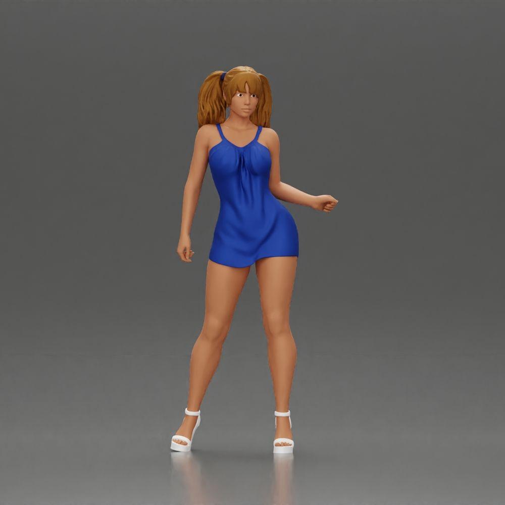 Photo produit de modélisme de diorama 6 : set de figurines de femmes modernes dans la vie urbaine (n° S93)