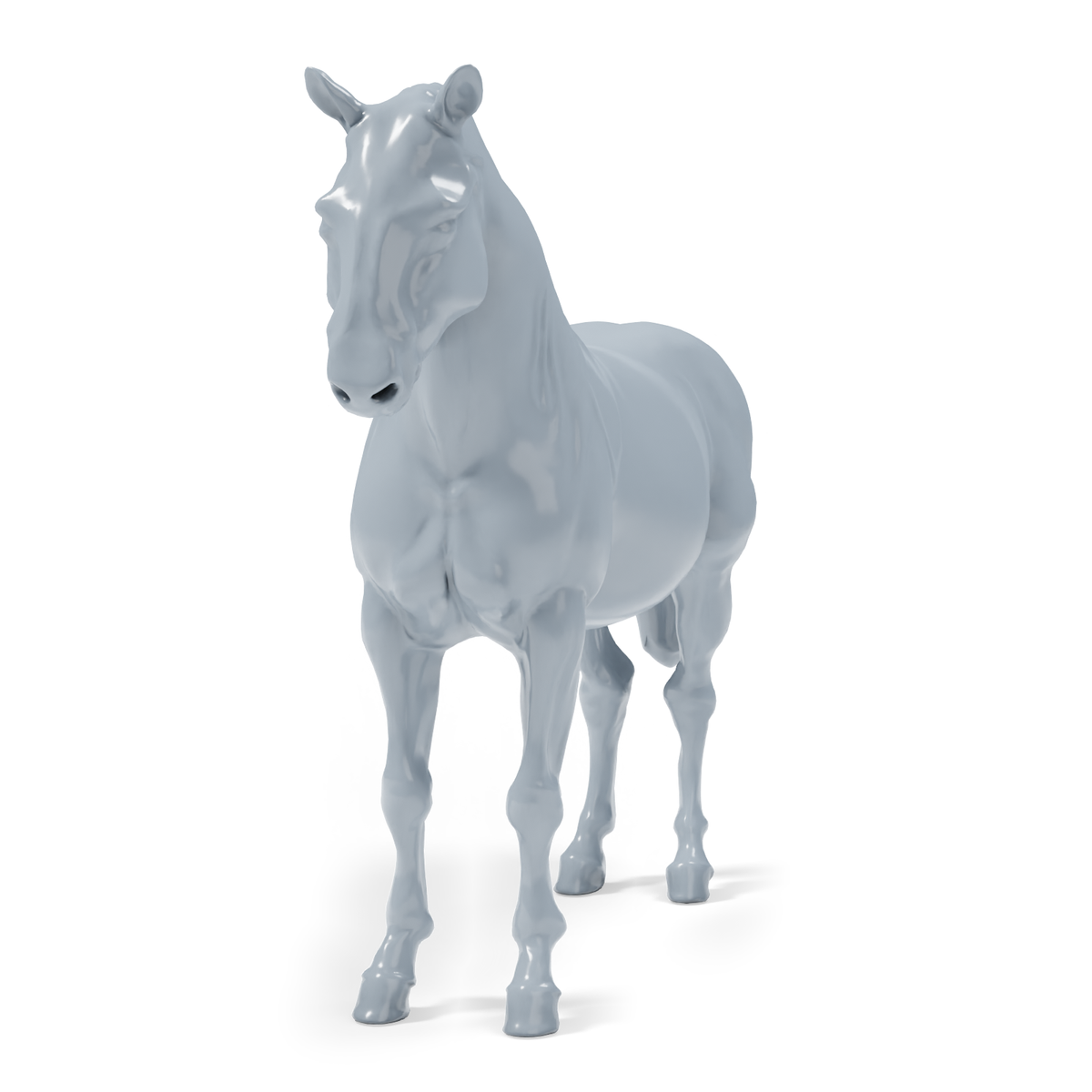Photo du produit de modélisme de diorama 5 : figurines de chevaux pour diorama : trois chevaux et un poulain (h0_54)