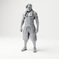 Diorama Modellbau Produktfoto 0: Stehende Figur: Mann mit Shorts, Sportschuhen und Handtuch um den Nacken (B073)