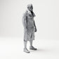 Diorama Modellbau Produktfoto 3: Stehende Figur: Mann mit Shorts, Sportschuhen und Handtuch um den Nacken (B073)