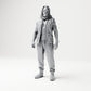 Diorama Modellbau Produktfoto 0: Stehende Figur: Mann mit Sonnenbrille, Zöpfen und ärmelloser Jacke (B074)