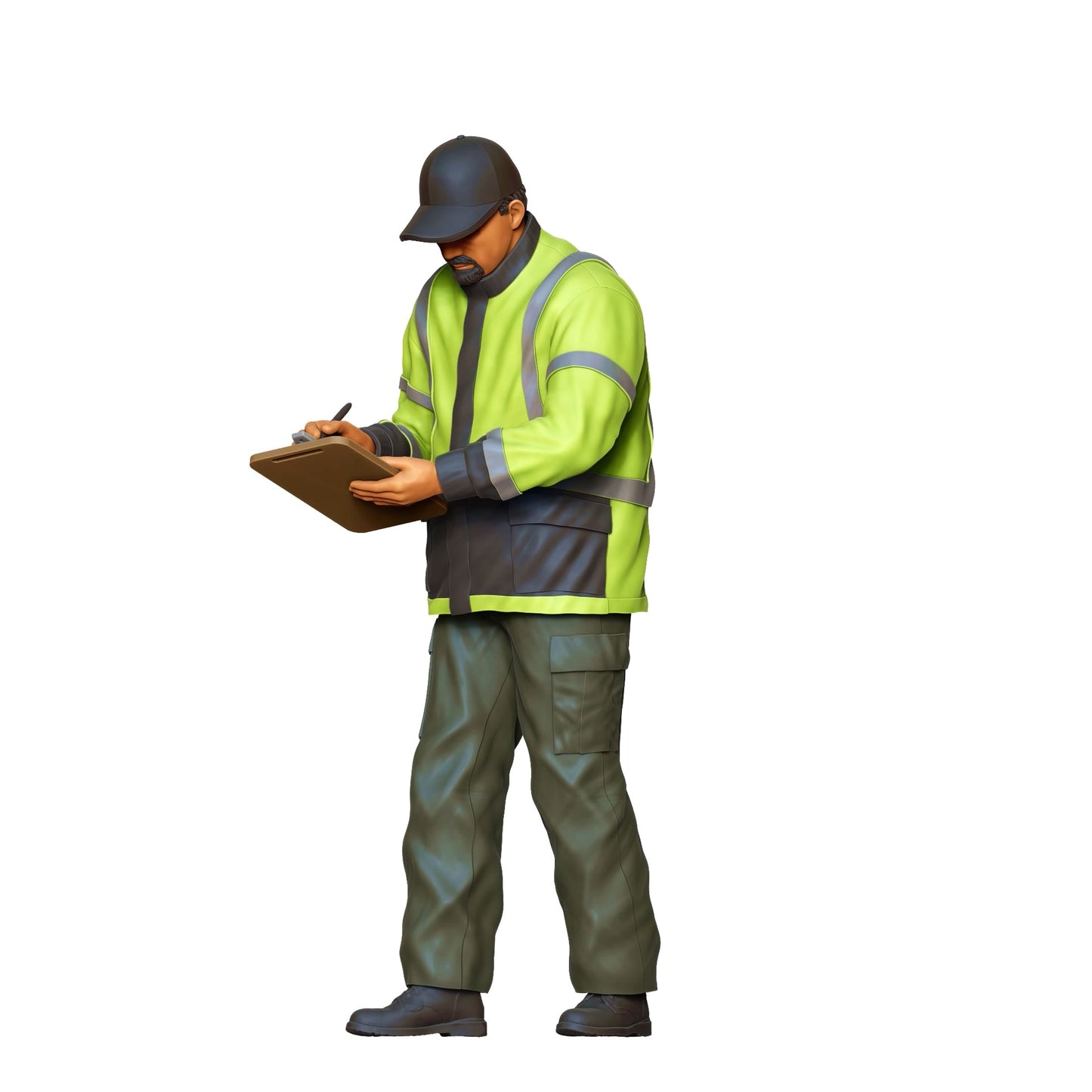 Photo produit de modélisme pour diorama 0 : set de figurines de diorama : police de la circulation et contrôle routier (n° S96)