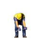 Photo produit de modélisme de diorama 3 : set de figurines de diorama : ouvriers ferroviaires et personnel d’entretien des voies (n° S44) - 4 figurines