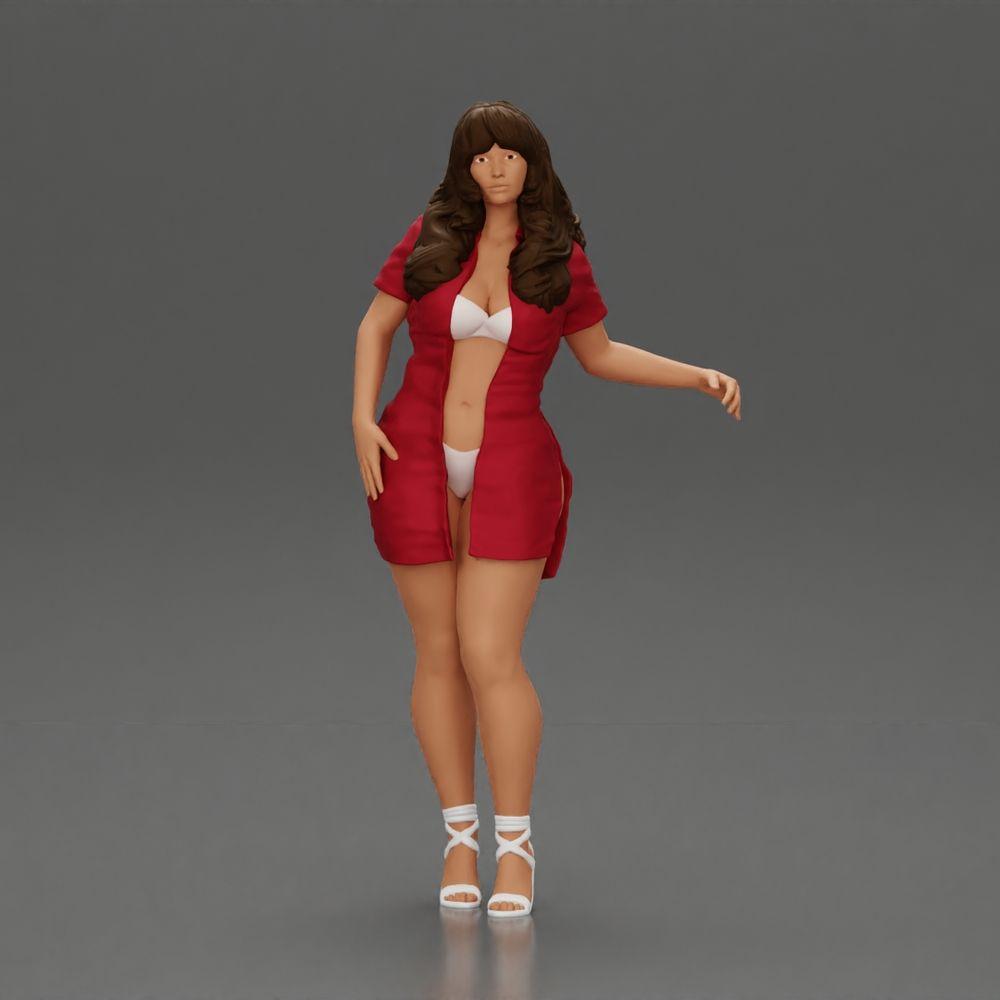 Photo produit de modélisme pour diorama 7 : Set de figurines de femmes modernes en milieu urbain (n° S93)