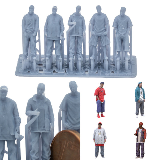 Produktfoto Figur H0, 1:72 - 0: HipHop Homies Figuren Set