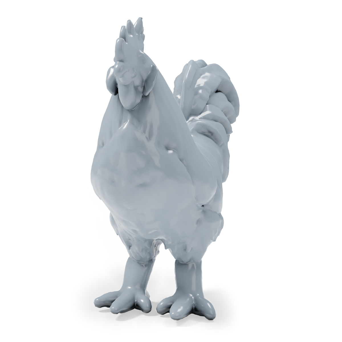 Photo produit de modélisme de diorama 7 : miniatures d’animaux de ferme pour diorama : poules, canards, oie et lapins (h0_51)