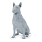 Photo produit de modélisme de diorama 7 : miniatures de chiens pour diorama : neuf chiens de races et de poses différentes (h0_52)