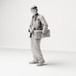 Photo produit de modélisme de diorama 8 : ensemble de figurines de diorama : ouvriers historiques du port et des docks des années 1920-1930