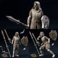 Photo produit Tabletop 28mm The Printing Goes Ever On (TPGEO) 0 : Elf modulaire : 2 guerriers elfes avec différentes armes - épée, bouclier, lance, arc