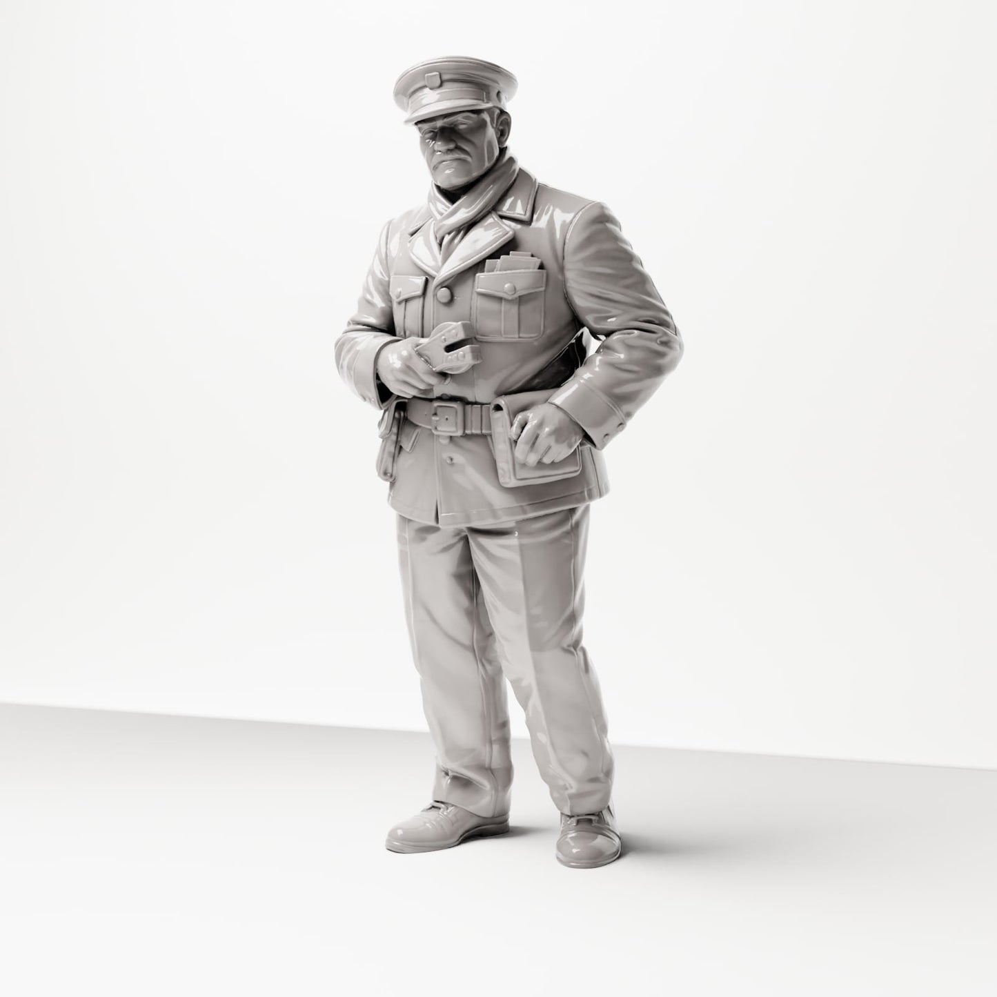 Photo produit de modélisme de diorama 9 : set de figurines de diorama : personnages historiques de gare et de chemin de fer des années 1920-1930