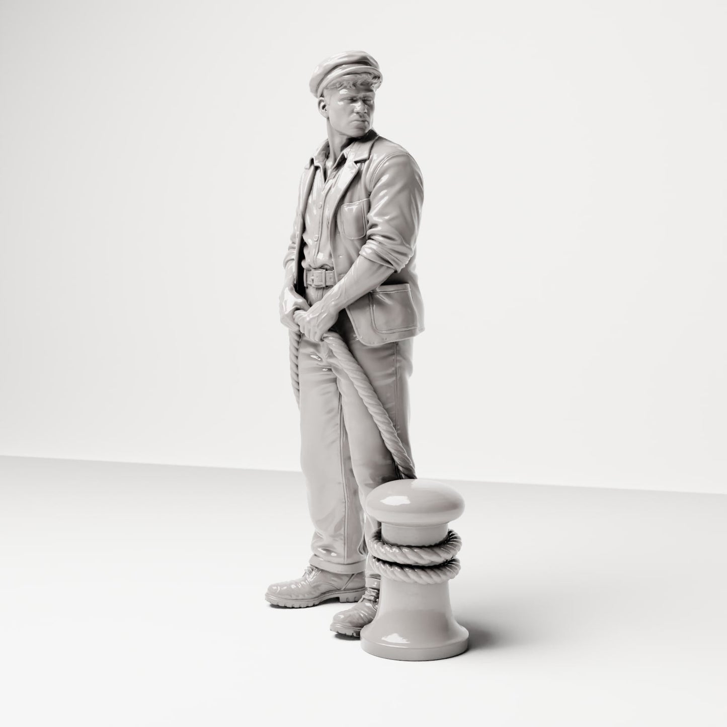 Photo produit de modélisme de diorama 9 : set de figurines de dockers et ouvriers portuaires historiques des années 1920-1930