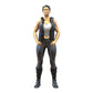 Figurine miniature : motarde/membre de gang avec gilet (n° 284)