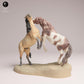 Photo de produit Figurine d'animal Diorama, modélisme : 0 : Figurines d'animaux sauvages : Mustangs en combat – Chevaux (Réf 25_09_03)