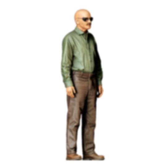 3DP Miniatures 0: Stehende Figur: Mann mit Sonnenbrille & Langarmhemd (Ref. Nr. 507)